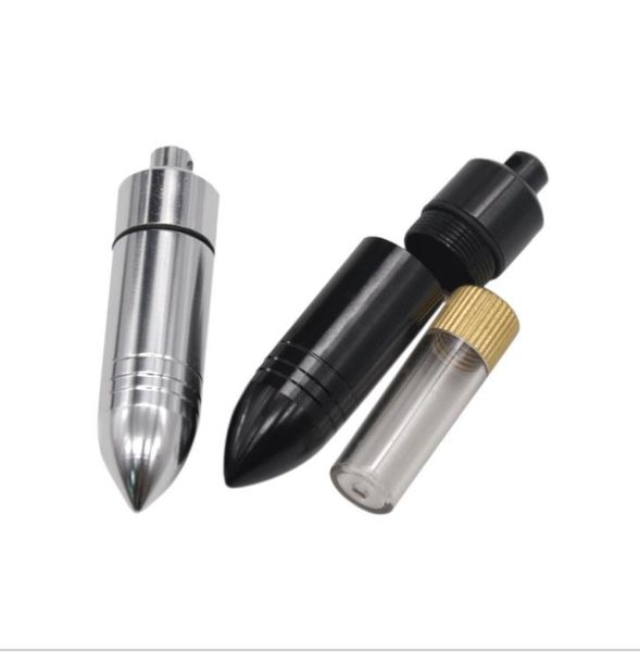 

small mini case aluminum alloy portable box medicine portable bullet round trmug