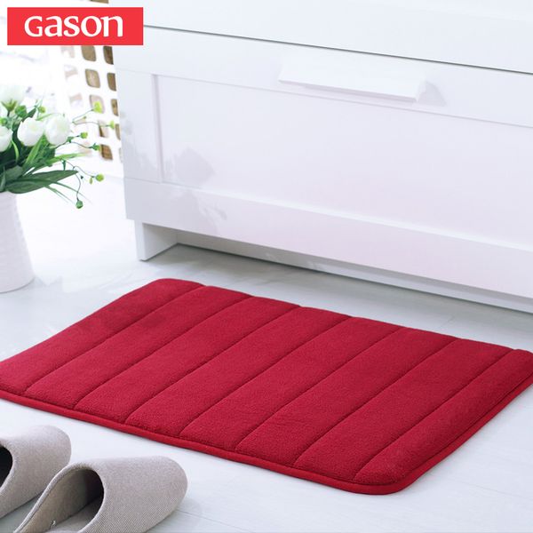 

gason4 size large size selection coral velvet memory cotton absorbent pad slow rebound carpet kitchen bathroom bathroom mat