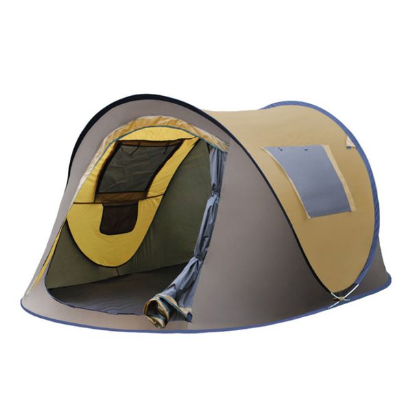 

package mail tent outdoor 3-4 people fully automatic camping tent double camper