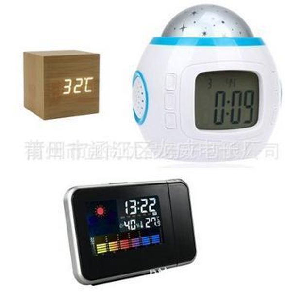 

fashion led projection alarm starry sky lamp alarm originality lamp natural sound