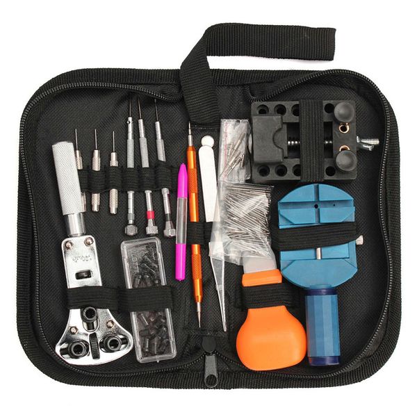 

144pcs watch tool repair holder opener pin link band remover spring bar case kit