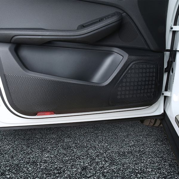 Carbon Fiber Stickers Car Door Anti Kick Protection Film For Porsche Macan 2014 17 Cayenne 2010 16 Car Accessories Car Interior Sets Car Interior