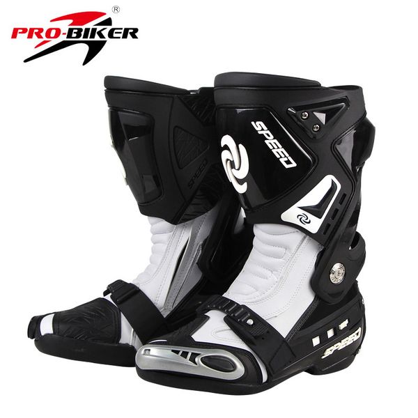 

new motorcycle boots pro-biker speed road racing bikers leather cycling motocross long knee-high shoes b1005