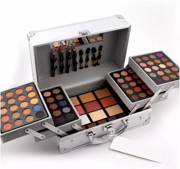 

miss rose makeup set professional cosmetic case makeup kit eye shadow blush mirror concealer case suitcases