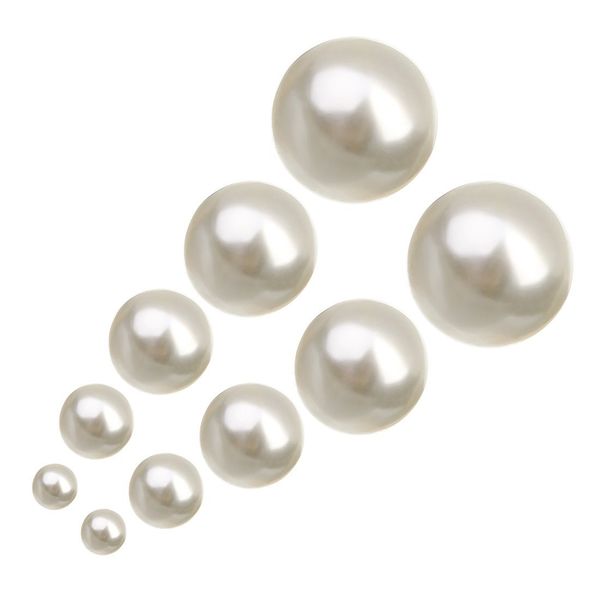 2019 Gorgeous Abs Round Undrilled Pearls White Faux Pearl Beads Without Hole For Floating Pearl Vase Decoration 4 Mm From Chuxiasihuo 3 06