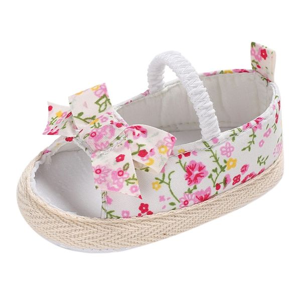 2018 new Summer Casual Baby Shoes Tessuto di cotone Traspirante stampa floreale Kid First Walkers Scarpe da bambino