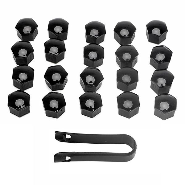 

Auto Hub Screw Cover Exterior Decoration Bolt Rims Car Wheel Nut Caps Protection 17mm 20Pcs Dust Proof Special Socket