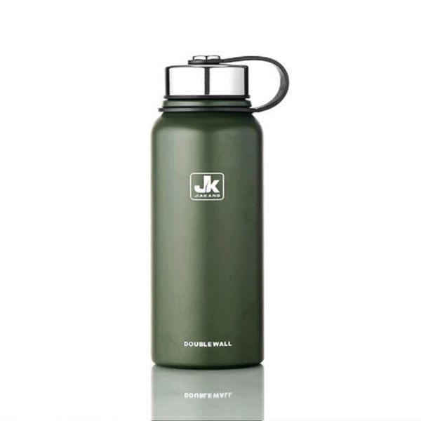 

нержавеющая сталь спортивная бутылка вакуумная чашка на открытом воздухе пешие прогулки восхождение бутылка воды двойной стены вакуума 610 м