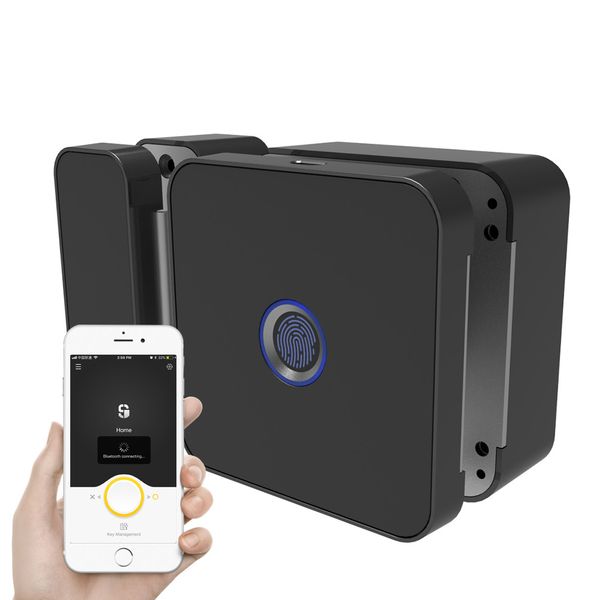 2019 Fingerprint Password Smart Lock For Office Glass Door