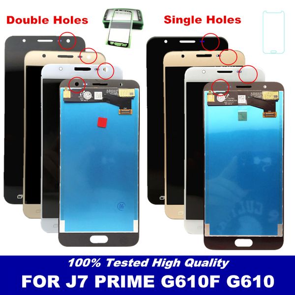 

for samsung galaxy j7 prime g610 g610f display with touch digitizer screen assembly for j7 prime on7 2016 g6100 lcd replacement