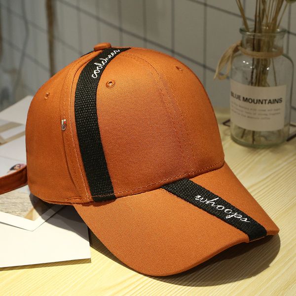 

new fashion letters ribbon men women baseball cap casual sport snapback hat personality street hip hop hat visor, Blue;gray