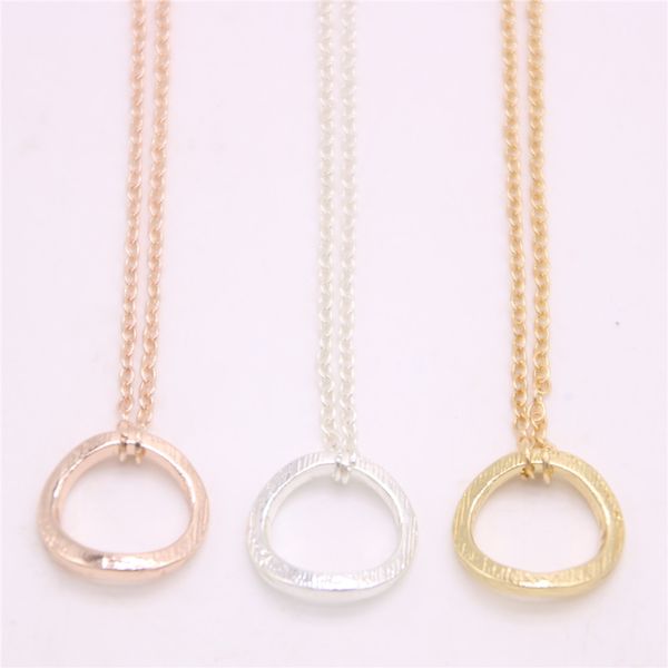 

Геометрическая фигура простой круг кулон ожерелье искажение круг кулон ожерелье