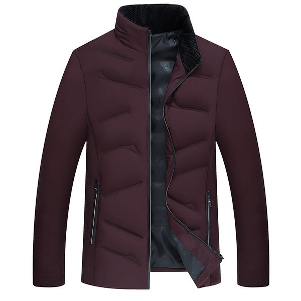 

new 2018 autumn winter men jacket casual cotton-padded jacket, Black