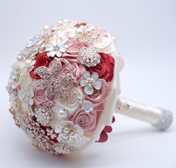

eternal angel, european and american water diamond bride holding flower wedding accessories accessories satin wedding pgraphy
