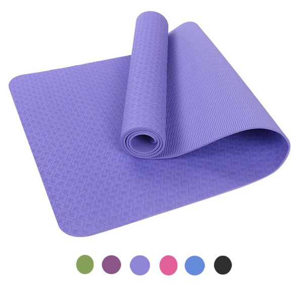 

mounchain tpe yoga mat fitness pad 6mm multi-functional environmental protection yoga pad general style