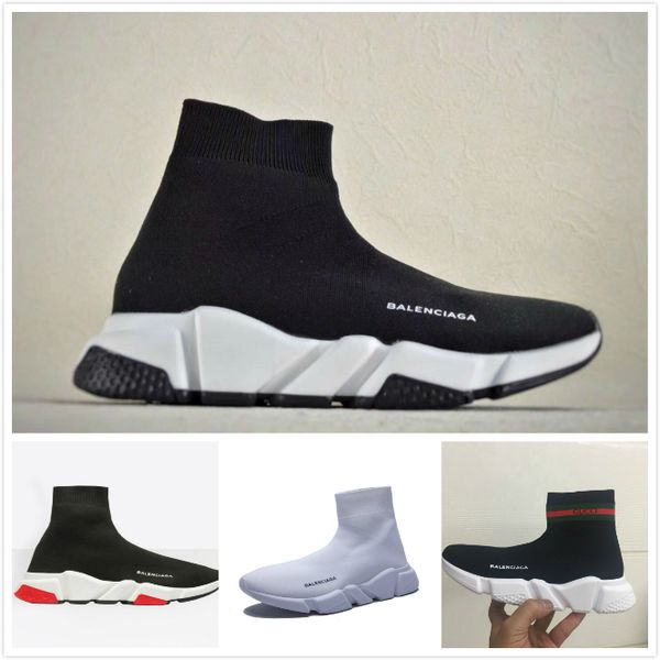 

360 Имя Бренда Высокого Качества Унисекс Повседневная Обувь Плоские Модные Носки Женщина Новый Slip-on Эластичная Ткань Скорость Тренер Бегун Человек Обувь США 5.5-13