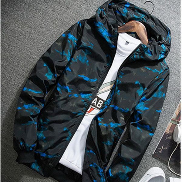 

men jacket zipper fashion men camouflage jackets casual moleton masculino men 's hooded zipper coat outwear plus size 4xl, Black