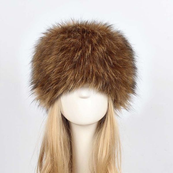 

fashion new autumn and winter messy bun beanie women's hat keep warm ponytail faux fur cap for ladies, Blue;gray