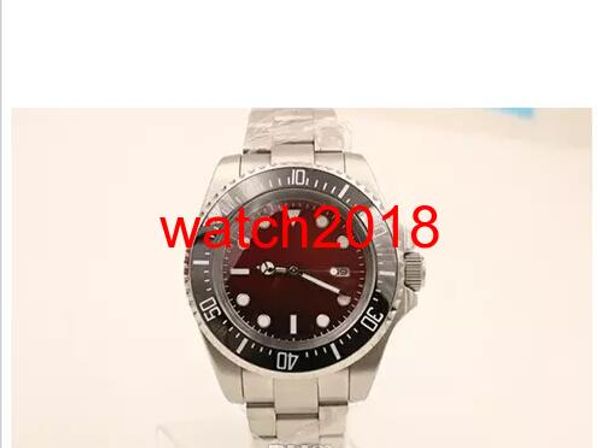 Luxusuhr Brand New Lighte Red Dial Silber Stainless Gürtel Whatches Weiß Edelstahl-Zeiger-Uhr Mens arbeiten Armbanduhren