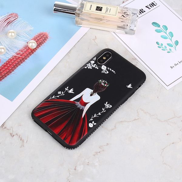 

est premium quality goddess pattern for iphone 8 plus case rhinestone surround phone case beauty style for samsung designer phone case