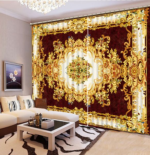 

euporean pattern 3d curtains window curtains for bedroom blackout curtain 3d curtains for living room home decor decoration