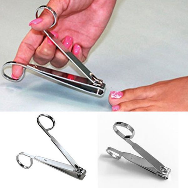 

stainless steel cuticle nipper cutter large curved straight finger toe nail clippers scissors manicure pedicure steel trimmer