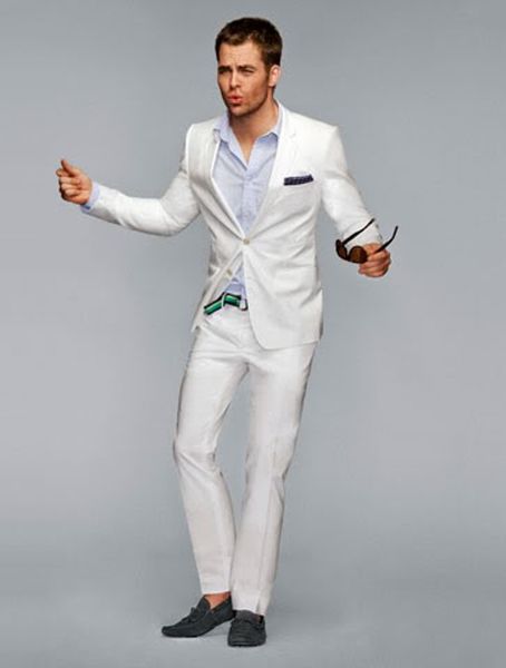 

custom made white smart casual men suits slim fit suit men suits for wedding business notched lapel tuxedos groomsmen prom wear party, Black;gray