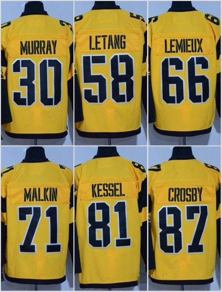 

#66 mario lemieux jersey 2017 stadium series men's 30 matt murray 58 kris letang 81 phil kessel 87 sidney crosby 71 evgeni malkin jerse, Black;red