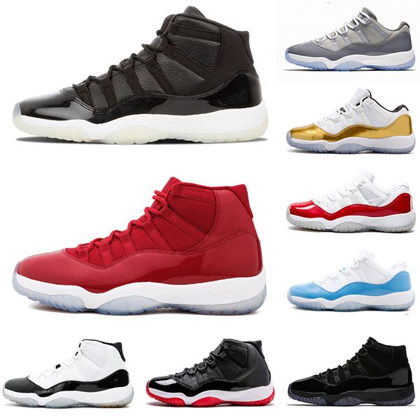 

Mens Designer shoes 11s bred concord 45 man basketball shoes for men Prom Night gamma blue women gym red womens Sneaker free shipping