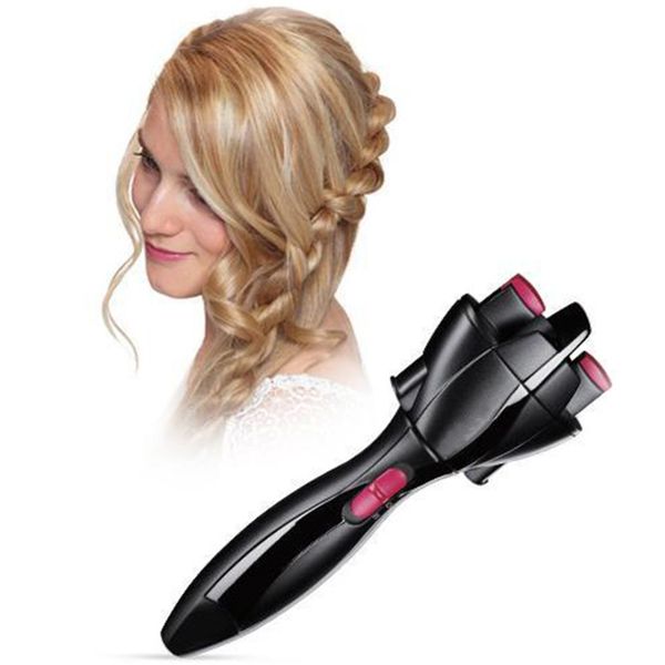 

new automatic hair braider styling tools smart quick easy diy electric two strands twist braid maker hair braider machine, Brown