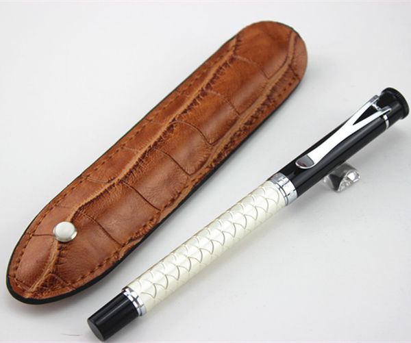 

1pcs/lot jinhao white pen silver clip jinhao y3 roller ball pen caneta kawaii material escolar school supplies 12.3*1.3cm, Blue;orange