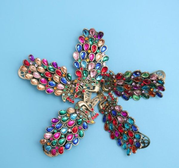 Hot Sale Women S Beauty Vintage Colorful Crystal Rhinestone
