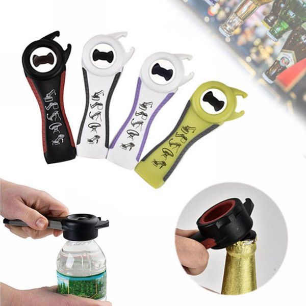 

multifuctional all in one opener can opener beer bottle opener jar can kitchen manual tool gadget