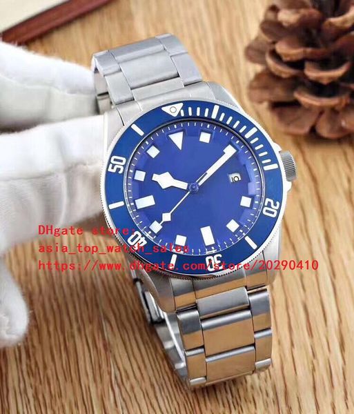 

latest version 2 color luxury watches 79200b kw dive watch 41.5mm stainless steel mechanical automatic men's watch, Slivery;brown
