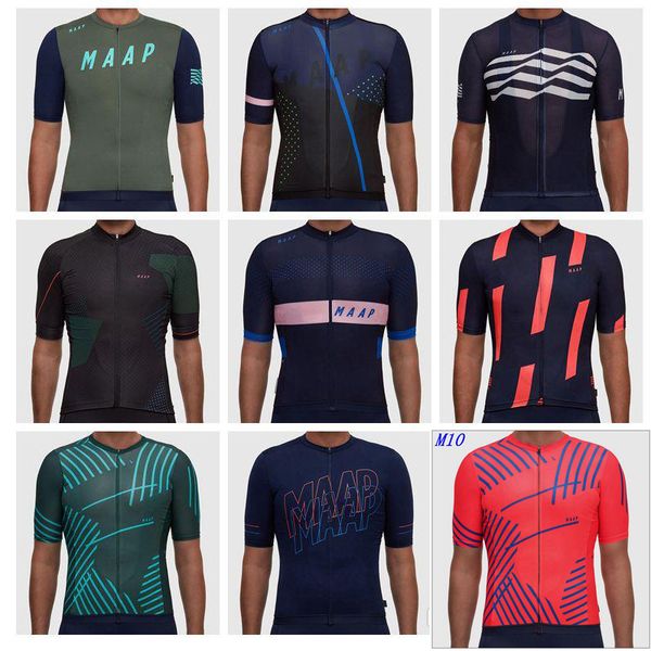 

MAAP Короткие Рукава 2018 Летний Стиль Велоспорт Трикотажные Для Мужчин Женщин Велос