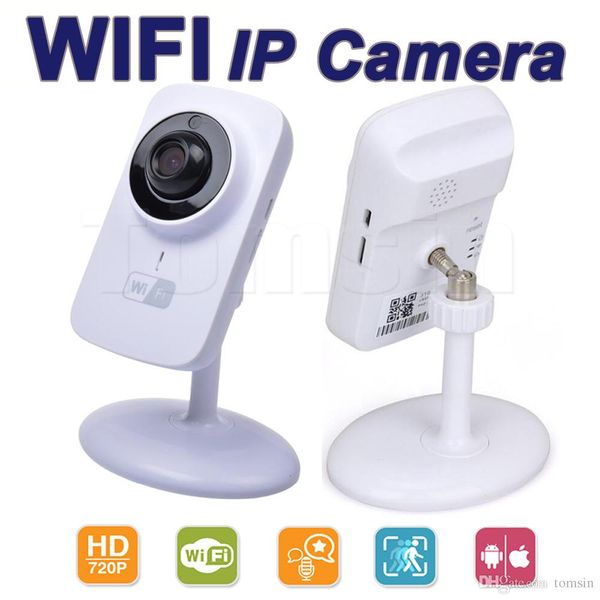 

v380 mini wifi ip camera wireless 720p hd smart camera fashion baby monitor with retail package