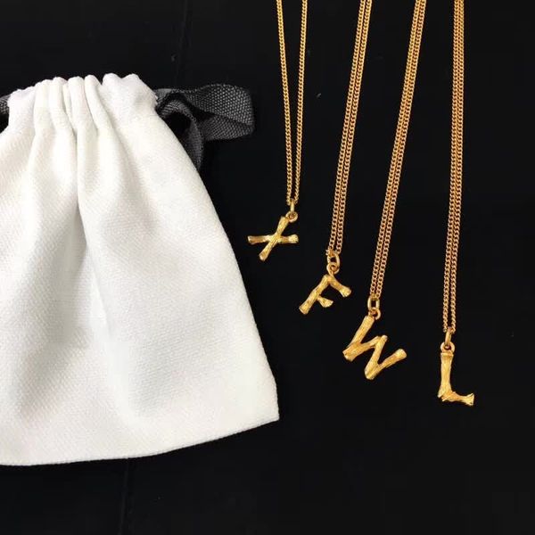 

vintage copper gold 26 pcs mini alphabet letter charm pendant with short chain necklace for women jewelry, Silver