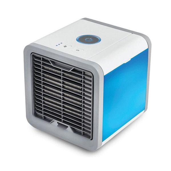 

portable mini air conditioner air cooling fan with 7 colors led lights usb air cooler fan humidifier purifier any space 3 in 1 home office