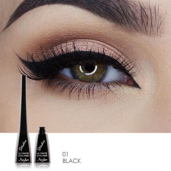 

beauty black waterproof eyeliner liquid eye liner pen pencil eye makeup tools wy5 b6