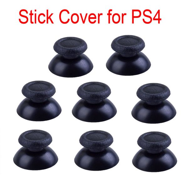 Joystick analogico Thumbstick Thumb Sticks Cap Mushroom Head Rocker Grip Cover per PS4 Controller PlayStation 4 Nero DHL FEDEX UPS SPEDIZIONE GRATUITA