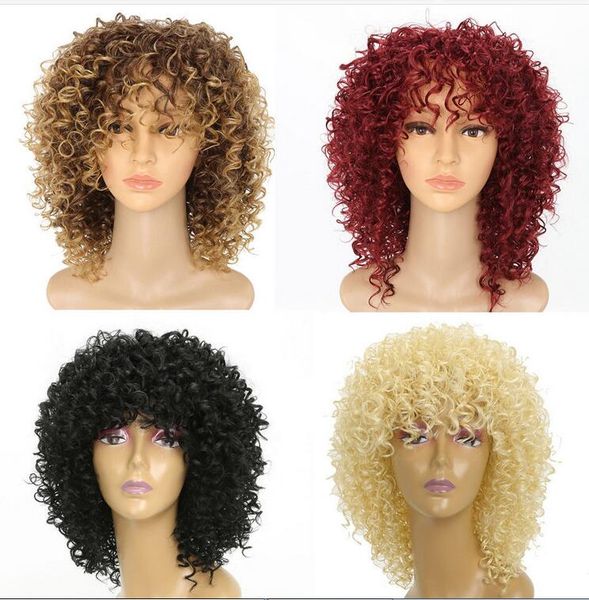 New Hot Sell Short Hair Best Synthetic Resistant Kinky