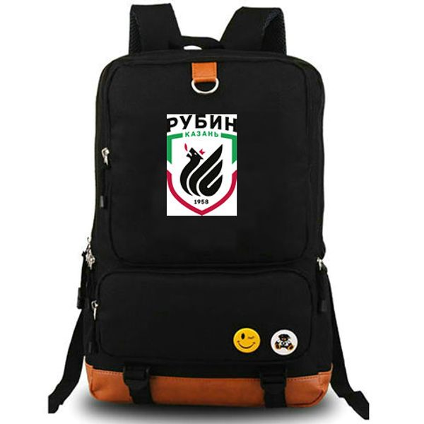 

rubin rucksack fc kazan day pack tsentralni football club school bag soccer packsack backpack sport schoolbag outdoor daypack