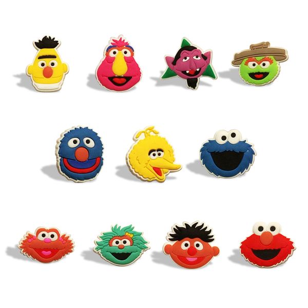 

sesame street lovely cartoon figure fridge magnet popular pvc whiteboard/blackboard sticker home/car ornament kids toy gift, Blue
