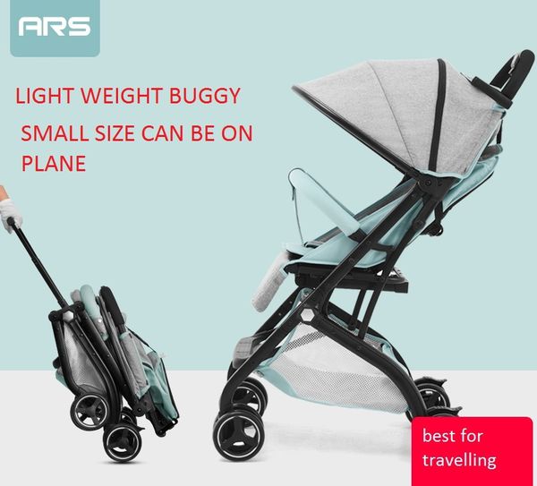 

portable foldable lightweight baby stroller pushchair pram,get into plane,sit or flat lay,fit for newborn 0-3 years baby