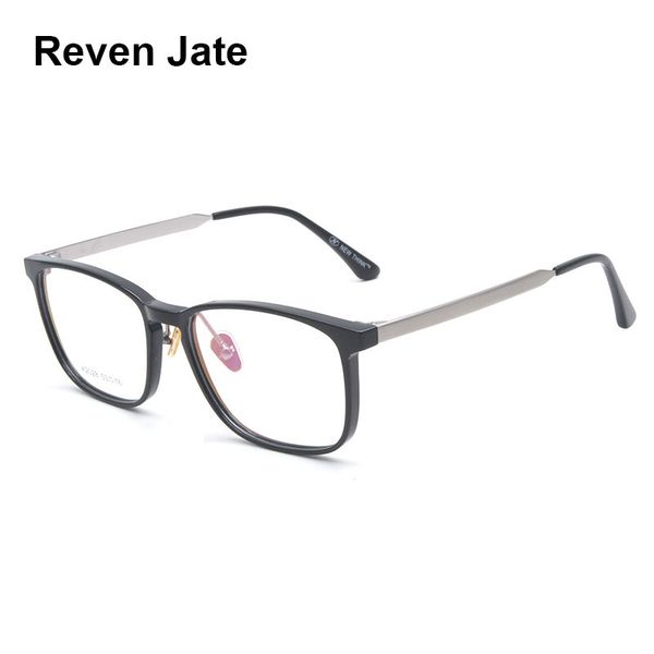 

reven jate x2028 optical plastic eyeglasses frame for men and women glasses prescription spectacles full rim frame glasse, Silver