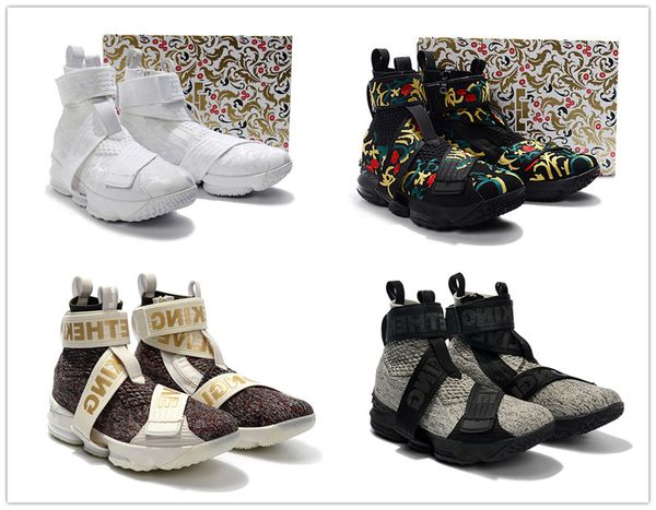 

KITH x 15 XV Performance Lifestyle zippers straps casual shoes 15s Long Live the King Men casual Shoes embroidered casual shoes