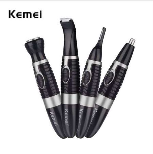 

new 4in1 grooming kit nose hair trimmer eyebrow beard trimer for men electric face precision nose ear moustache battery operated s42