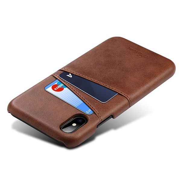 

slim pu leather for iphone case luxury phone case card holder wallet mobile phone coque for iphone x case