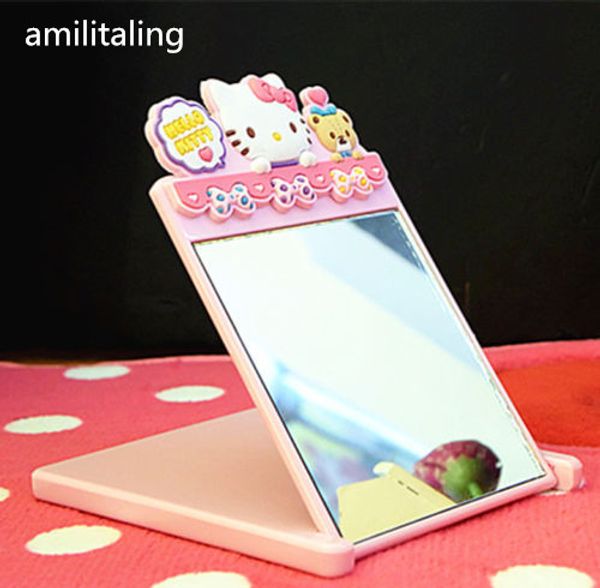 

new hello kitty cute compact mirror make up mini deskmirror yey-2811