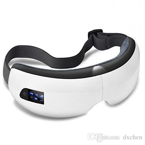 

2018 electric air pressure eye care massager with bluetooth music wireless vibration magnetic heating therapy massage device
